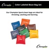 image:imageChampion Sports 5 Inch Geometric Bean Bag SetColors 5 Square  Set of 8