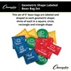 image:imageChampion Sports 5 Inch Geometric Bean Bag SetGeometric 5 Square  Set of 12