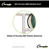 image:imageChampion Sports ATRCT Heavy Duty ABS RacketBallCart 325 x 19 x 35Inch White