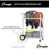 image:imageChampion Sports ATRCT Heavy Duty ABS RacketBallCart 325 x 19 x 35Inch White