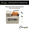 image:imageChampion Sports Electric Ball Inflator  Quiet HighPSI Air Compressor amp Ball Pump for Sports Balls 110120V AC18 HP  20 PSI Economy