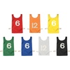 image:imageChampion Sports Heavyweight Numbered Nylon Pinnie Yellow Pack of 12