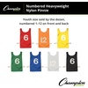 image:imageChampion Sports Heavyweight Numbered Nylon Pinnie Yellow Pack of 12