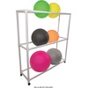 image:imageChampion Sports HighImpact AllTerrain Cart  53 L x 19 W x 59 H  WhiteBall Storage Cart 62L x 185W x 67H