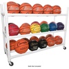 image:imageChampion Sports HighImpact AllTerrain Cart  53 L x 19 W x 59 H  WhiteThreeTier Basketball Cart 55L x 19W x 45H