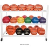 image:imageChampion Sports HighImpact AllTerrain Cart  53 L x 19 W x 59 H  WhiteThreeTier Basketball Cart 55L x 19W x 45H