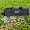 image:imageChampion Sports Horseshoe Set Traditional Outdoor Lawn Game includes Four Professional Solid Steel Horseshoes with Solid Steel Stakes amp Carrying Storage CaseTournament Set