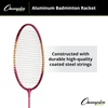 image:imageChampion Sports Official Size 26 Inch Aluminum Badminton Rackets  Nylon or Coated Steel Strings  Leather Grip  Lightweight amp Durable for IndoorOutdoor PlayRedYellow