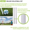 image:imageChampion Sports Outdoor Game Sets  Volleyball Badminton Tetherball Bocce amp CroquetBackyard and Beach Volleyball Set