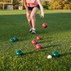 image:imageChampion Sports Outdoor Game Sets  Volleyball Badminton Tetherball Bocce amp CroquetBocce Ball