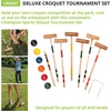 image:imageChampion Sports Outdoor Game Sets  Volleyball Badminton Tetherball Bocce amp CroquetOutdoor Badminton Set