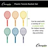 image:imageChampion Sports Plastic amp Foam Racket Sets  Durable Lightweight Paddles for Youth Play amp PE Paddleball RacquetballPlastic Tennis Racquet Set of 6