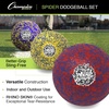 image:imageChampion Sports Premium Rhino Skin Extreme Color Dodgeballs  Glow in the Dark ColorChanging and Spider Grip  Low Bounce Dodgeballs