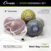 image:imageChampion Sports Premium Rhino Skin Extreme Color Dodgeballs  Glow in the Dark ColorChanging and Spider Grip  Low Bounce Dodgeballs