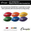 image:imageChampion Sports RSMFSET 85 Inch Rhino Skin Medium Bounce Mini Football Set