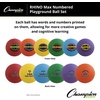 image:imageChampion Sports Rhino Max Playground Ball Sets  Available in Mulitple Activity StylesSequencing Playground Ball Set