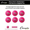 image:imageChampion Sports Rhino Skin Low Bounce Dodgeball Sets amp Singles for Playground PE Backyard amp League Games  Team Sports Equipment for Youth amp AdultsNeon Pink