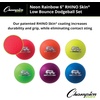 image:imageChampion Sports Rhino Skin Low Bounce Dodgeball Sets amp Singles for Playground PE Backyard amp League Games  Team Sports Equipment for Youth amp AdultsNeon Rainbow
