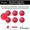 image:imageChampion Sports Rhino Skin Low Bounce Dodgeball Sets amp Singles for Playground PE Backyard amp League Games  Team Sports Equipment for Youth amp AdultsNeon Red