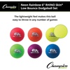 image:imageChampion Sports Rhino Skin Low Bounce Dodgeball Sets amp Singles for Playground PE Backyard amp League Games  Team Sports Equipment for Youth amp AdultsNeon Rainbow