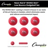 image:imageChampion Sports Rhino Skin Low Bounce Dodgeball Sets amp Singles for Playground PE Backyard amp League Games  Team Sports Equipment for Youth amp AdultsNeon Red