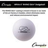 image:imageChampion Sports Rhino Skin Low Bounce Dodgeball Sets amp Singles for Playground PE Backyard amp League Games  Team Sports Equipment for Youth amp AdultsWhite