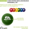 image:imageChampion Sports Rhino Skin Low Bounce Dodgeball Sets amp Singles for Playground PE Backyard amp League Games  Team Sports Equipment for Youth amp AdultsAssorted