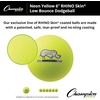 image:imageChampion Sports Rhino Skin Low Bounce Dodgeball Sets amp Singles for Playground PE Backyard amp League Games  Team Sports Equipment for Youth amp AdultsNeon Yellow
