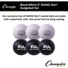 image:imageChampion Sports Rhino Skin Low Bounce Dodgeball Sets amp Singles for Playground PE Backyard amp League Games  Team Sports Equipment for Youth amp AdultsBlack  White