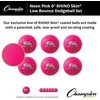 image:imageChampion Sports Rhino Skin Low Bounce Dodgeball Sets amp Singles for Playground PE Backyard amp League Games  Team Sports Equipment for Youth amp AdultsNeon Pink