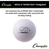 image:imageChampion Sports Rhino Skin Low Bounce Dodgeball Sets amp Singles for Playground PE Backyard amp League Games  Team Sports Equipment for Youth amp AdultsWhite