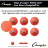 image:imageChampion Sports Rhino Skin Low Bounce Dodgeball Sets amp Singles for Playground PE Backyard amp League Games  Team Sports Equipment for Youth amp AdultsNeon Orange