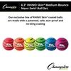 image:imageChampion Sports Rhino Skin Medium Bounce Dodgeballs63 Set of 6  Neon Swirl