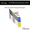 image:imageChampion Sports Rhino Stick Hockey Set  Durable ABS Sticks NonMarring Blades Multiple Sizes  Complete SetsRhino Hockey Set  43