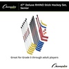 image:imageChampion Sports Rhino Stick Hockey Set  Durable ABS Sticks NonMarring Blades Multiple Sizes  Complete SetsRhino Hockey Set  47