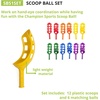 image:imageChampion Sports Scoop Ball amp Catch Games  Lightweight Plastic Toss amp Catch Sets for All AgesScoop Ball Game Set