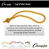 image:imageChampion Sports Tug of War Ropes  Multiple Styles50 Feet  4 Way RedYellowBlueGreen