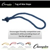 image:imageChampion Sports Tug of War Ropes  Multiple Styles50 Feet  4 Way RedYellowBlueGreen