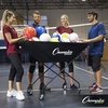 image:imageChampion Sports Volleyball Cart amp Equipment Storage Durable Aluminum Frame for High Volume Practices amp Training Sessions 24 to 40 Ball Storage SizesPro Cart 24 Volleyball Capacity