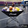 image:imageChampion Sports Volleyball Cart amp Equipment Storage Durable Aluminum Frame for High Volume Practices amp Training Sessions 24 to 40 Ball Storage SizesPro Cart 24 Volleyball Capacity