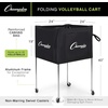 image:imageChampion Sports Volleyball Cart amp Equipment Storage Durable Aluminum Frame for High Volume Practices amp Training Sessions 24 to 40 Ball Storage SizesCollapsible Cart 30 Ball Capacity
