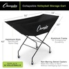 image:imageChampion Sports Volleyball Cart amp Equipment Storage Durable Aluminum Frame for High Volume Practices amp Training Sessions 24 to 40 Ball Storage SizesPro Cart 24 Volleyball Capacity