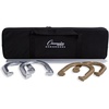 image:imageChampion Sports Horseshoe Set Traditional Outdoor Lawn Game includes Four Professional Solid Steel Horseshoes with Solid Steel Stakes amp Carrying Storage CaseTournament Set