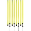 image:imageChampion Sports Outdoor Sports Agility Pole Set 4 Rubber Bases with 12 PVC Poles 66 Inches Yellow