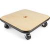 image:imageChampion Sports Wood Scooter  12 or 16  Durable Wooden Base with Full Perimeter Bumper NonMarring Rubber Swivel Casters Ideal for Active Play amp Physical Education12inch Wood Scooter