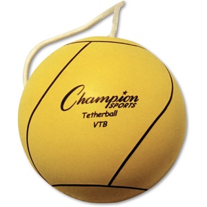 image:imageChampion Sports 825 Inch Tetherball Yellow105 Inch UltraGrip Tetherball  Multicolor