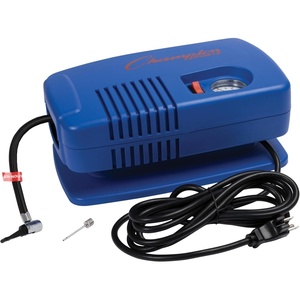 image:imageChampion Sports Electric Ball Inflator  Quiet HighPSI Air Compressor amp Ball Pump for Sports Balls 110120V AC14 HP  125 PSI Deluxe