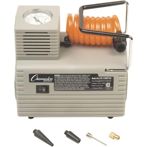 image:imageChampion Sports Electric Ball Inflator  Quiet HighPSI Air Compressor amp Ball Pump for Sports Balls 110120V AC18 HP  20 PSI Economy