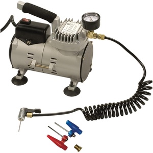 image:imageChampion Sports Electric Ball Inflator  Quiet HighPSI Air Compressor amp Ball Pump for Sports Balls 110120V AC18 HP  60 PSI Ultra Quiet
