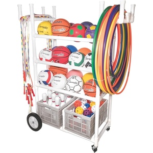image:imageChampion Sports HighImpact AllTerrain Cart  53 L x 19 W x 59 H  WhiteHighImpact AllTerrain Cart 53L x 19W x 59H